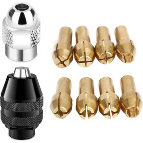 Resim Vigortrading Elektrikli Değirmen Bakır Chuck Yedek 4485 Pirinç Hızlı Değişim Döner Matkap Somun Aracı Seti Döner Alet (Yurt Dışından) 
