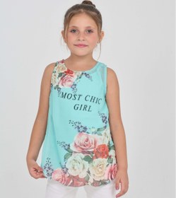Resim Toontoy Kız Çocuk Atlet Most Chic Girl Baskılı 
