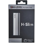 Resim Hi-Level H-Slım 256GB Speed Up To 530MB-S USB 3.2 Type-C Portable SSD HLV-HSLIM-256 Harici Ssd 