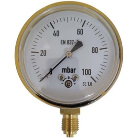 Resim Emia 100 Mbar Manometre Beze 