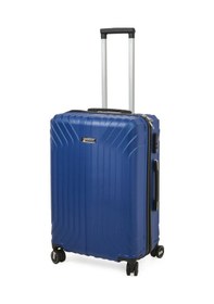 Resim Vertical Line Orta Boy Abs Valiz - Gece Mavisi - 66x45x26 Cm Çok Renkli 