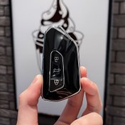 Resim VW Golf Touron X Talagon ID.6X ID.4X için uygun Volkswagen Golf 8 MK8 için uygun Skoda Octavia A8 anahtar kılıfı Seat Leon FR MK4 anahtar aksesuarları için uygun 