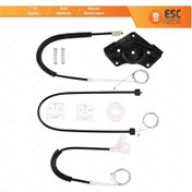 Resim Skoda Octavia MK1 2001-2010 İçin Ön Sol Cam Kriko Seti Kapaklı 