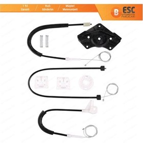 Resim Skoda Octavia MK1 2001-2010 İçin Ön Sol Cam Kriko Seti Kapaklı 