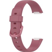 Resim Fitbit Luxe Silikon Renkli Toka Saat Bandı İçin Xdfind, Boyut: L Pembe 