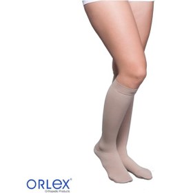Resim Orlex Diz Altı Varis Çorabı Bej Renk (Ccl-I / Ccl-Iı) Bej CCL2 1 Açık Kısa 