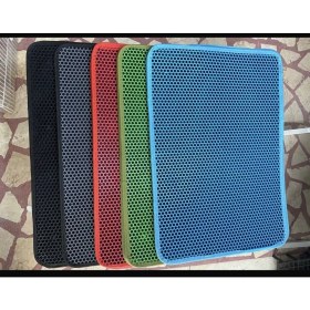 Resim Mediterian Kedi Tuvalet Önü Elekli Paspas 