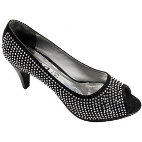 Resim Jena 31118 Topuklu Taşlı Abiye Kadın Ayakkabı Siyah 