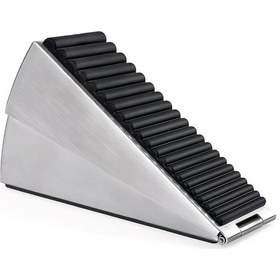 Resim Kapı Durdurucu, Ağır Hizmet Tipi Kapı Durdurucu Kama, Kapı Altı İçin Yüksek Kapı Durdurucu, Ayarlanabilir Yaylı Kapı Durdurucu Mükemmel Uyum Sağlar 