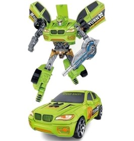 Resim Ctoys 39-89 Robota Dönüşen Sesli Araba Oyuncak 