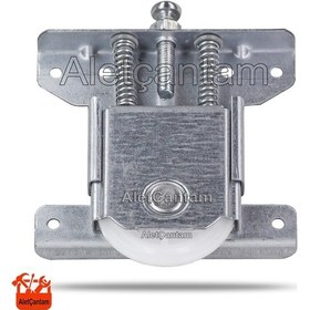 Resim Aletçantam Sürgülü Kapak Gardrop Dolap Tekeri Yaylı 1 Adet 