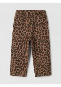 Resim Lc Waikiki Kahverengi Regular Fit Kız Bebek Gabardin Pantolon 