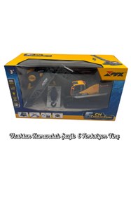 Resim Boratila Toys 1:24 40Mhz Uzaktan Kumandalı Şarjlı 6 Fonksiyon Vinç İş Makinası 