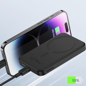 Resim Baseus Magsafe Mini Wireless Powerbank 5.000 mAh 20W-Siyah 