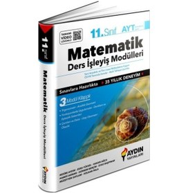Resim 11. Sınıf Aydın Matematik Ders İşleyiş Modülleri - Aydın Yayınları 