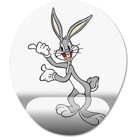Resim Pixxa Bugs Bunny Bilek Destekli Mousepad Model - 2 Oval 