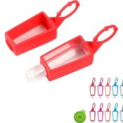 Resim Geeroyoo 12 Adet El Dezenfektan Jeli Taşıyıcı Anahtar Zinciri - Sızdırmaz Kapaklı Silikon Kılıflı Gezici Boş Flakonlar - Sağlık Ve Hijyen İçin Kolay Taşınabilir Ürünler Renk Rastgele 