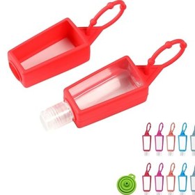 Resim Geeroyoo 12 Adet El Dezenfektan Jeli Taşıyıcı Anahtar Zinciri - Sızdırmaz Kapaklı Silikon Kılıflı Gezici Boş Flakonlar - Sağlık Ve Hijyen İçin Kolay Taşınabilir Ürünler Renk Rastgele 