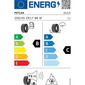 Resim Petlas 205/45 R17 88W Reinf. Multi Action PT565 Oto Dört Mevsim Lastik (Üretim Yılı: 2025) 