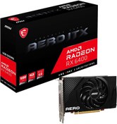 Resim MSI Vga Radeon Rx 6400 Aero Itx 4g Rx6400 4gb Gddr6 64b Pcıe 4.0 X4 (1XDP 1XHDMI) Ekran Kartı 