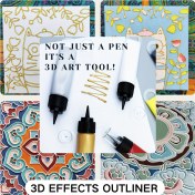 Resim 8 Renk 3D Dokulu Pasta Modelleme Pastası - DIY El Sanatları, Sanat Projeleri, Cadılar Bayramı ve Yılbaşı Hediyeleri, Boyama Malzemeleri, DIY El Sanatları için Kolay Kullanım Yapan Heykel ve Çizim Jeli | 3D Dokulu Pasta | Pürüzsüz Uygulama 
