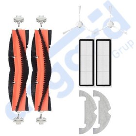 Resim Xiaomi Mop 2 Ultra X10 Uyumlu 2 Ana Fırça 2 Yan Fırça 2 Filtre 2 Mop Pkt-iasgf0001275 