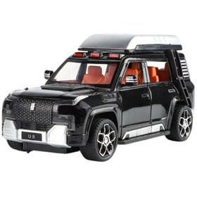 Resim Xhd-b2432 -vardem Çek Bırak Işıklı Ve Sesli Kapıları Açılan Lr Jeep 1:24 Çok Renkli 
