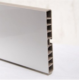 Resim Pvc Baza Profili High Gloss 150 Mm Beyaz 1 Boy 3,66 Metre 
