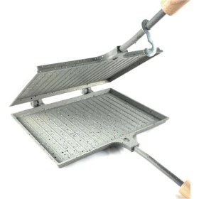 Resim Gri 220-240V Tost Makinesi, Granit Kaliteli, 1 Kademe, 2 Yıl Güvence 