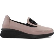 Resim Celal Gültekin Kadın Vizon Dolgu Topuklu Deri Ayakkabı 