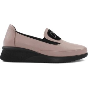 Resim Celal Gültekin Kadın Vizon Dolgu Topuklu Deri Ayakkabı 