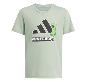 Resim adidas Minecraft Tee Çocuk T-Shirt Yeşil 