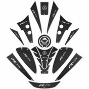 Resim GOGOPREMİUM YAMAHA R25 2019 - 2024 UYUMLU TANK PAD SET 001 