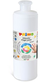 Resim Primo Yıkanabilir Parmak Boyası - Beyaz 750 ML 