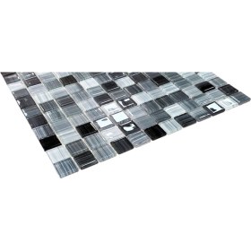 Resim MozaiKristaL Mutfak, Banyo, Havuz, Sauna, Spa ve Yaşam Alanlarının Tüm Yüzeyleri Için Cam Mozaik. Cam Ölçüsü: 23X23 Mm. File Ölçüsü: 30X30 Cm. ( 1 Kutu = 11 File Karo = 1 M2 Fiyatıdır. ) 