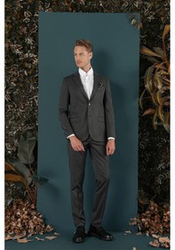 Resim Efor C 652 Slim Fit Füme Spor Ceket Füme 