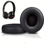 Resim 1 Çift Şık Yağmur Yedek Kulak Yastıkları Beats Solo 2.0/3.0 Kablosuz Kulaklıklar için, Rahat Protein Köpük Kulak Pedleri, Ses Ekipmanı Yükseltme | Şık Kulaklıklar | Rahat Dinleme 