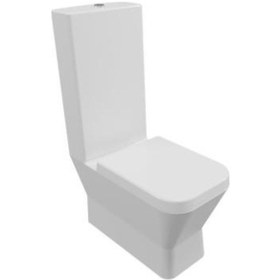 Resim Serel Diagonal 66 CM Duvara Sıfır Klozet 60 CM Rezervuar ile DG84 