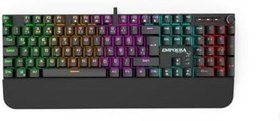 Resim IKG-458 RGB Mekanik Gaming Klavye | Red Switch Bilek Destekli Tam Tuş Anti-Ghosting 20 Milyon Tuş Ömrü Multimedya Tuşlu Oyuncu Klavye 