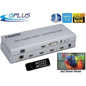 Resim Gplus Vw242 Hdmı Duvar Ekran Kontrolörü Izleme Duvarı Denetleyici 