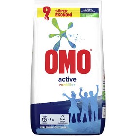 Resim Omo Renkli Toz Deterjanı 9 Kg 