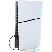 Resim P5S025S PS5 SlimUyumlu Beyaz için RGB'li Dikey Stand 
