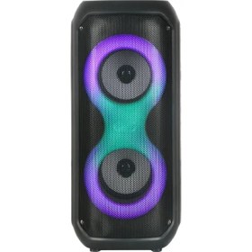 Resim Zore GD-2413 Fm Radyolu Rgb Tws Çift 4 Inç Stereo Bass Kablosuz Hoparlör 