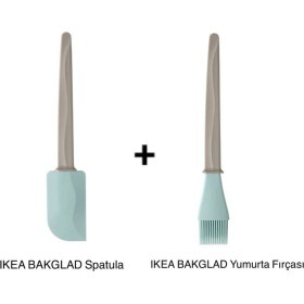 Resim IKEA Bakglad Yumurta Fırçası ve Spatula Ikili Set 
