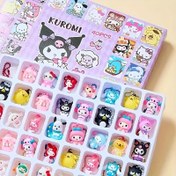 Resim 40 Adet Sanrio Hello Kitty Melodi Bebek Karikatür Hediye Kutusu - Sevimli Sürpriz Kör Çantalar ve Reçine Anahtarlıklar, Sevgililer Günü ve Günlük Aksesuarlar için, Gençler & Yetişkinler için Mevsimlik Rahat Stil Hediyeler Fikri, Hello Kitty Aksesuarı Olarak Kullanılan Karton Karakter Kutuları 