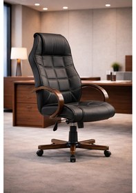 Resim Spectre Premium Yönetici Ofis Ve Büro Koltuğu Anatomik Tasarım Lüks Oturum Konforu Siyah 