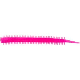 Resim 10 Adet Karides Kokulu Uv Silikon Kurt Yem - Lrf Yem - 1 Gram - 70mm - Fishack Wormix - Pink Glow 