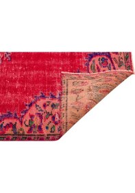 Resim Klasik Modern Vintage Eskitme El Dokuma Halı 139 X 266 Cm F1308 