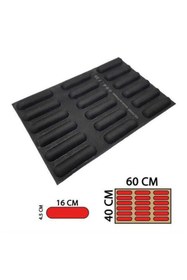 Resim DEMARLE Sandviç Ekmek Pişirme Matı 40x60 Cm (8 Göz-SF01165) 