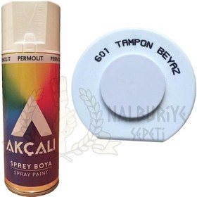 Resim Akçalı Akrilik Sprey Boya Tampon Beyaz 400 Ml - 601 